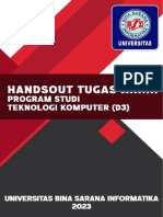 Handout Tugas Akhir Prodi Teknologi Komputer