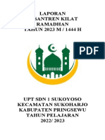 Laporan Pesantren Kilat Ramadhan TAHUN 2023 M / 1444 H