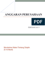 Anggaran Perusahaan: Pertemuan 3