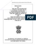 National Statistical Office Government of India: Ministry of Statistics & Programme Implementation