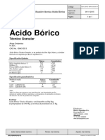 Acido Borico - HDS