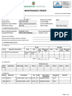 Maintenance Order