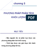 chương 5: Phương Pháp Phân Tích Khối Lượng