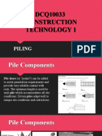 DCQ10033 Construction Technology 1: Piling
