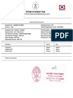 CED18I065 Institute Fee Receipt