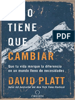 Algo Tiene Que Cambiar David Platt