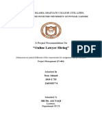"Online Lawyer Hiring": A Project Documentation On
