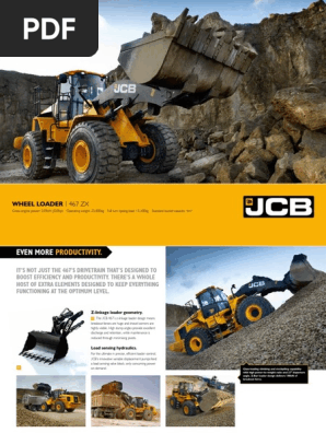 Wheel Loader JCB467ZX | PDF | Pump | Horsepower