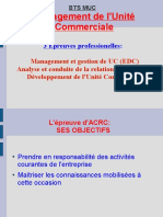 Management de L'unité Commerciale: 3 Epreuves Professionelles