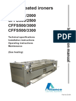 Chest Heated Ironers: CFFS500/2000 CFFS500/2500 CFFS500/3000 CFFS500/3300