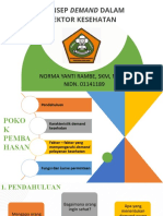 Konsep Demand Dalam Sektor Kesehatan