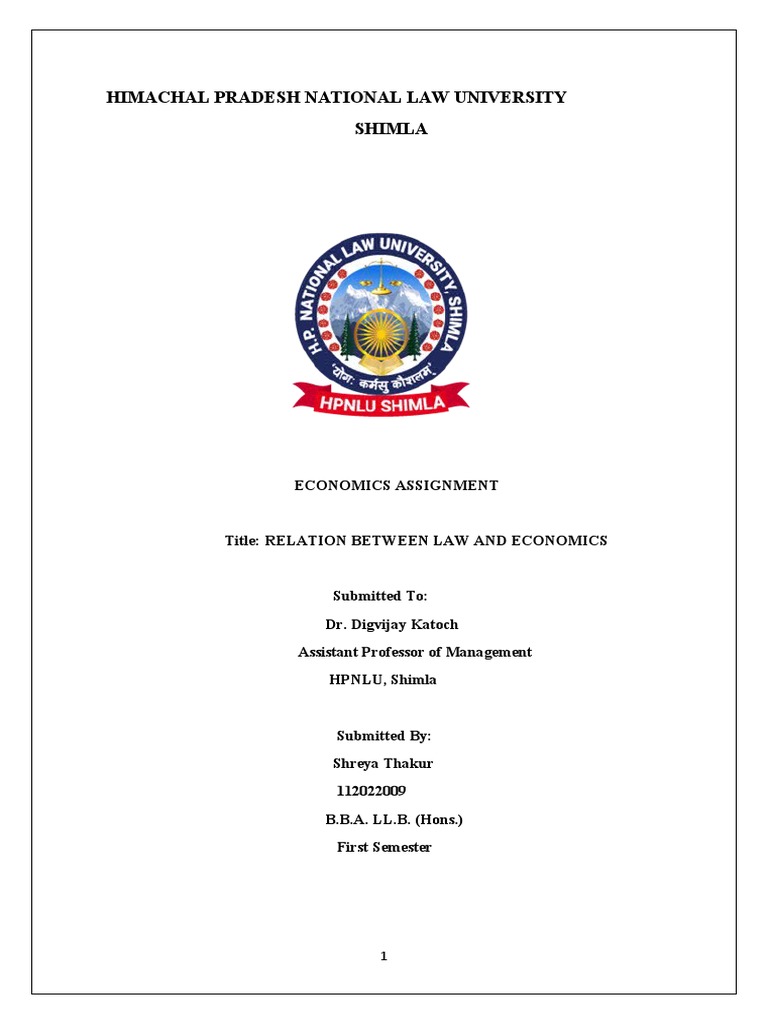 Law and Economics Relationship Analysis | PDF | Economics | Economic Growth