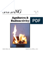 Agnihotra ash may counter radioactivity according to scientists