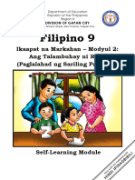 Filipino 9 SLMs 4th Quarter Module 2