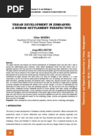 Download Urban Development in Zimbabwe - A Human Perspective by Bernard Mukwaira SN63723760 doc pdf