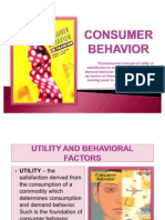 Theory of Consumer Behavior