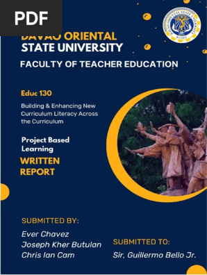 Project Based Learning.. Written Reportdocx
