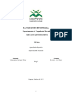 Faculdade de Engenharia Departamento de Engenharia Mecânica Mecanica Dos Fluidos