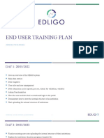 End User Training Plan