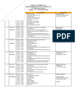 Jadwal Pembinaan Operator Pesawat Uap Kelas I PT. Hanosen Pratama Tanggal: 13 - 18 Februari 2023