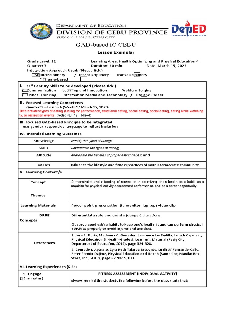 Lesson exemplar 1 hope 4 2022 2023 download free pdf aerobic