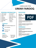 Umar Farooq - CV