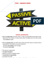 ACTIVE – PASSIVE VOICE: A Guide to Forms and Usage