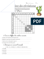 Dossier de Révisions: Mathématiques