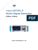 1465C/D/F/H/L-V Vector Signal Generator: (100Khz 67Ghz)
