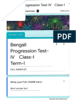 Bengali Progression Test-lV