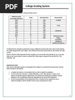 College Grading System | PDF