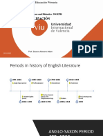 Uc1 Contextualización: English Literature and Didactics 39GEPR