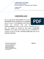 Internship Certificate Viru