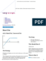 Short Put - Naked (Uncovered) Put Strategies - The Options Playbook