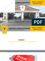 Universitas Lambung Mangkurat: Manajemen Resiko