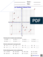 Geometry Four Ordered Pairs