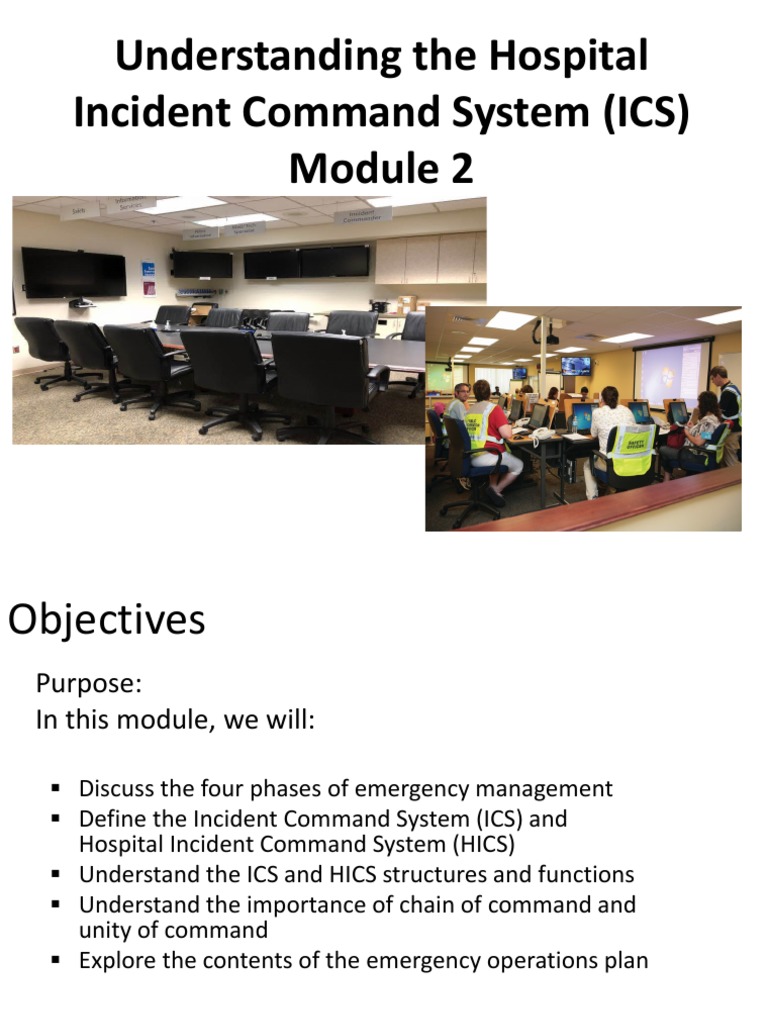Hospital Incident Command System Overview | PDF | Emergency Management ...