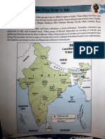 Location of Major Tribal Groups in India