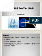 Materi Kuliah Minggu Ke 5-Siklus Daya Uap