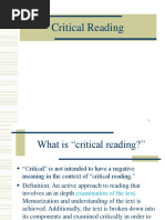 Critical Reading