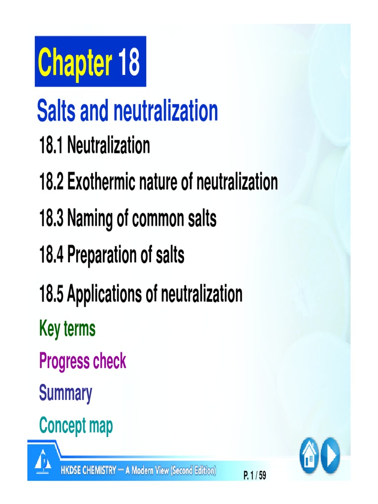 Salts and Neutralization | PDF | Salt (Chemistry) | Sodium Hydroxide