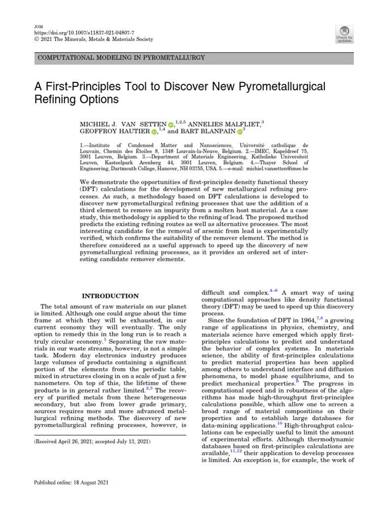 A first principles computational screening methodology to discover new