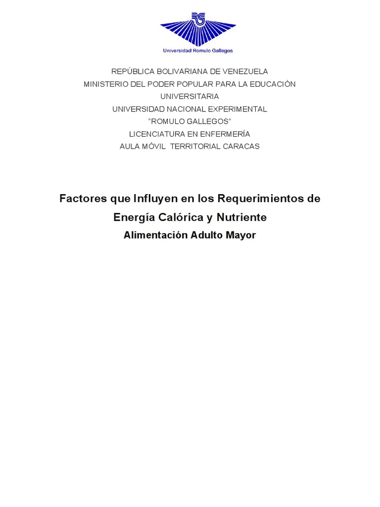 Nutrientes Esenciales para Adultos Mayores | PDF | Alimentos | Nutrición