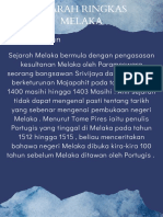 Sejarah Ringkas Melaka