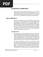 JsonServer User Manual