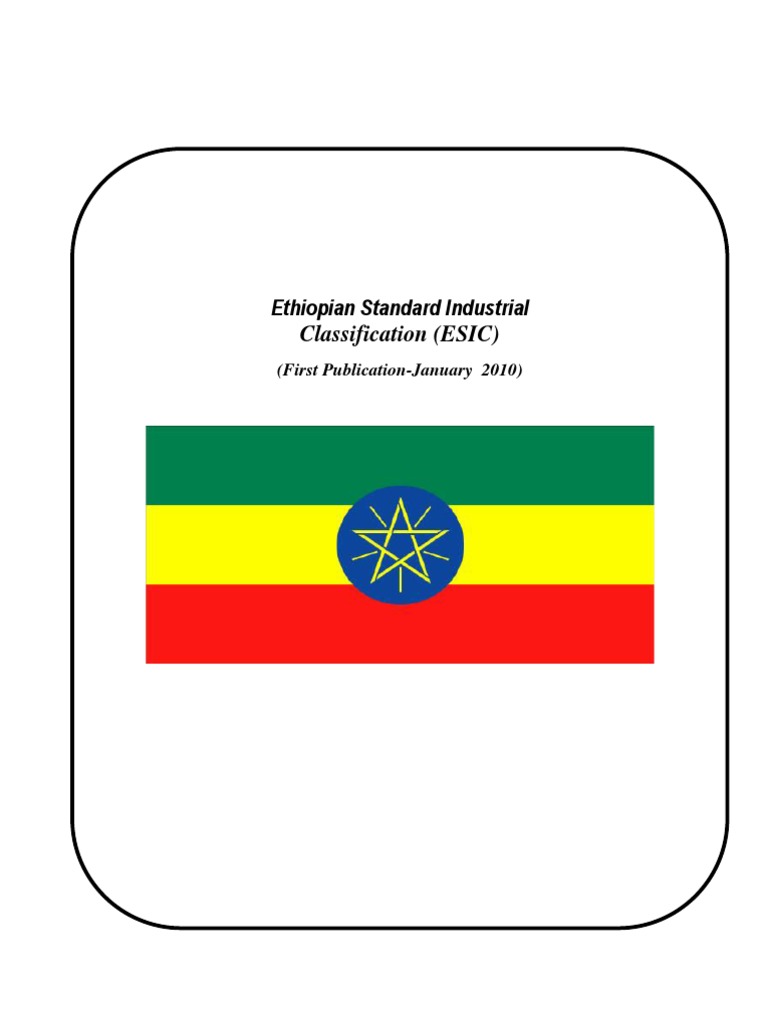 Ethiopian Standard Industrial Classification 2010 English PDF