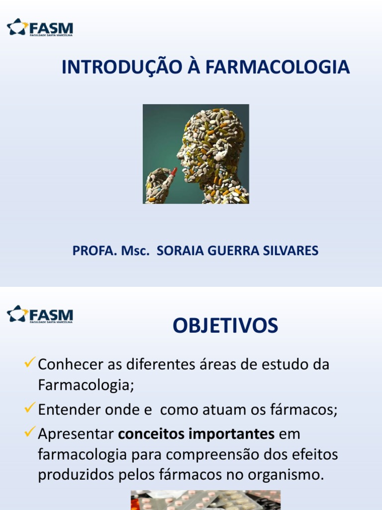 Aula 1 - Introdução À Farmacologia | PDF | Antagonista de receptor ...