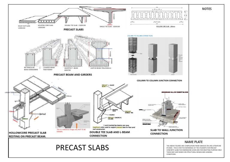 Precast Concrete Connection Details | PDF | Precast Concrete | Beam ...