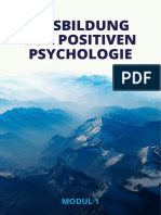 Ausbildung Zur Positiven Psychologie: Modul 1