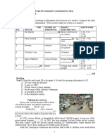 Summative Assessment Tasks